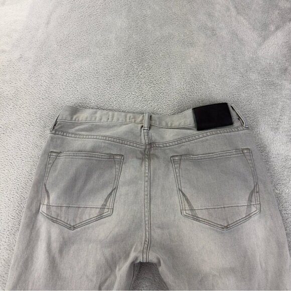 All Saints Cigarette Men's Jeans 32x30 Light Grey Denim - Picture 9 of 11